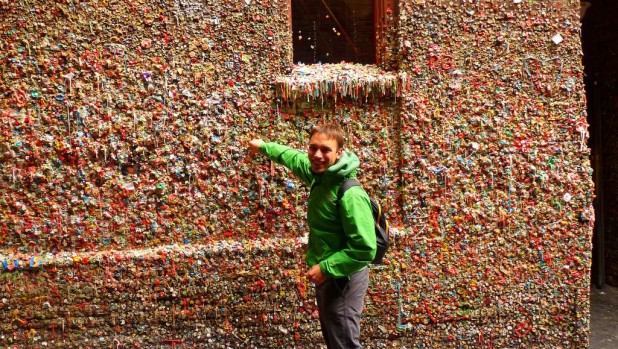 Gum Wall - eine Wand aus Kaugummi